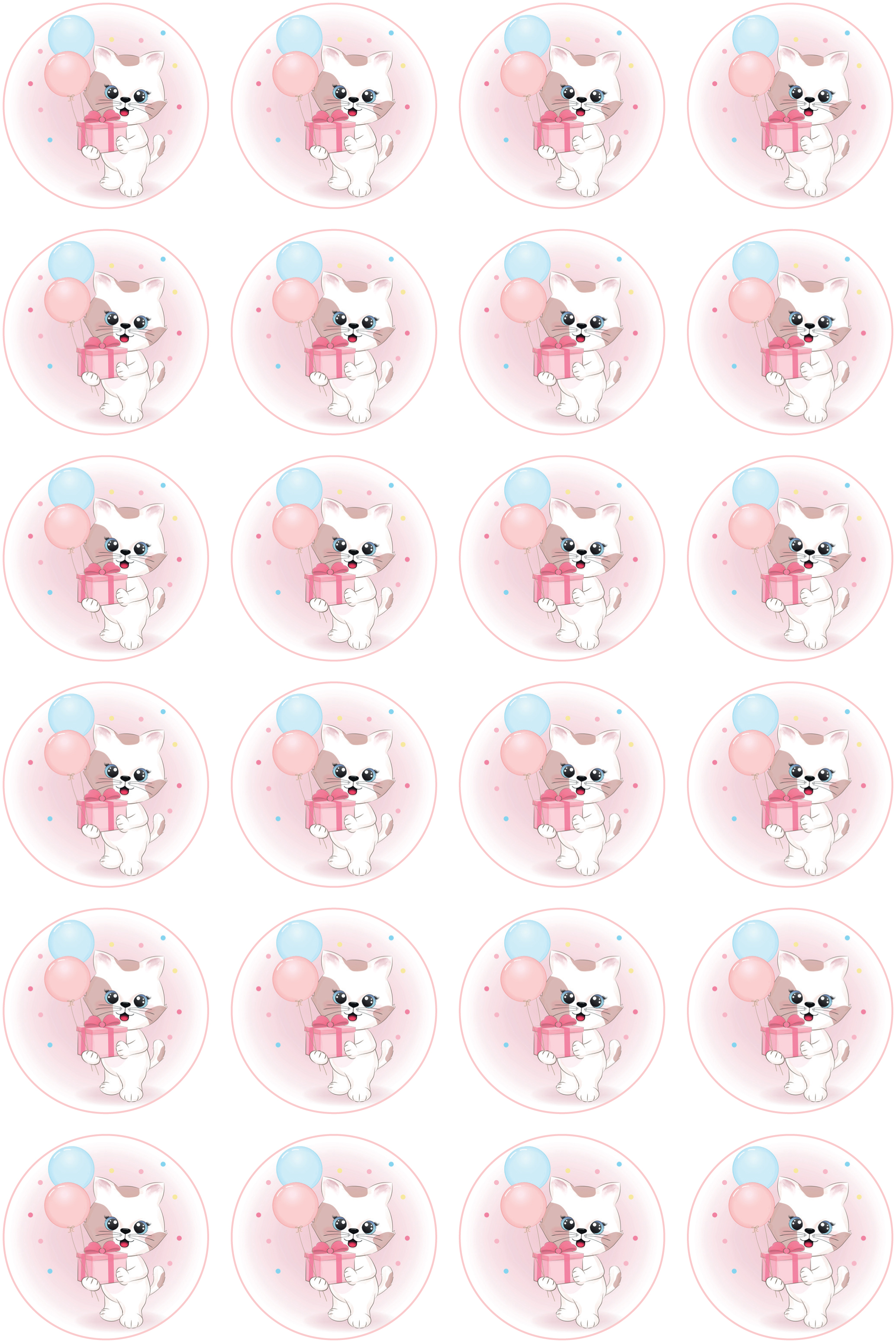 Muffinaufleger Katze