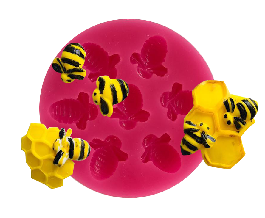 Silikonform Bienen