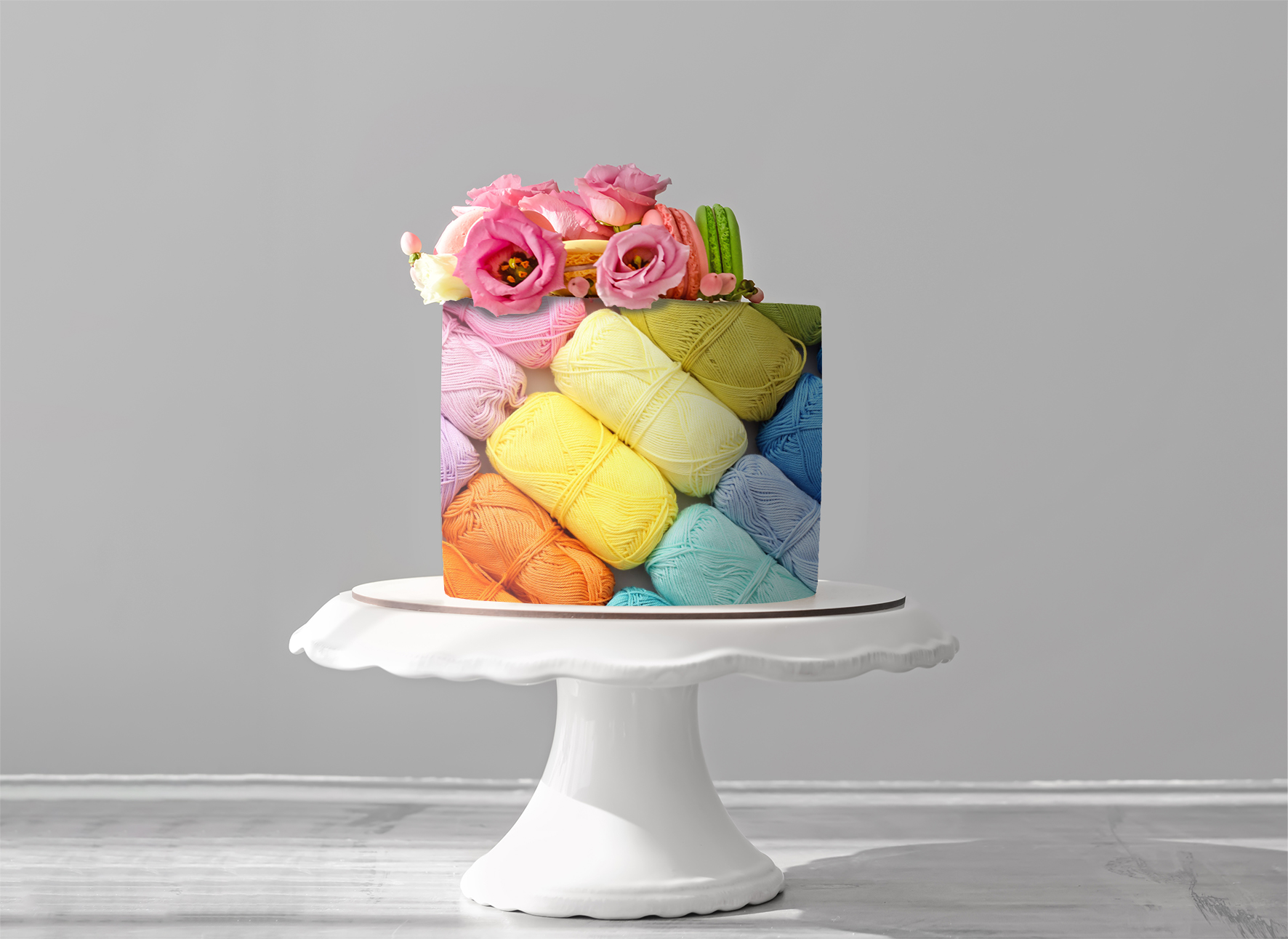 Deko Fondant Wolle