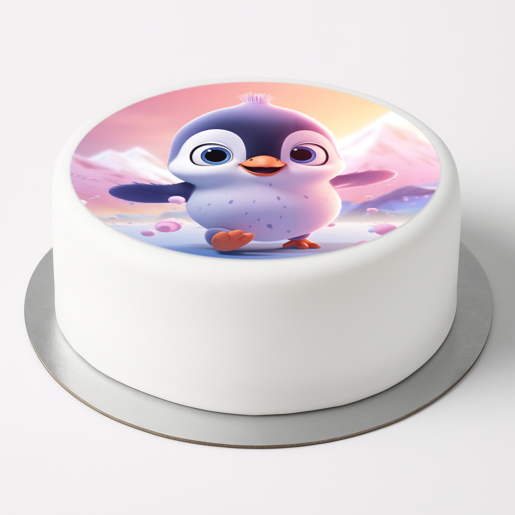Tortenaufleger Pinguin