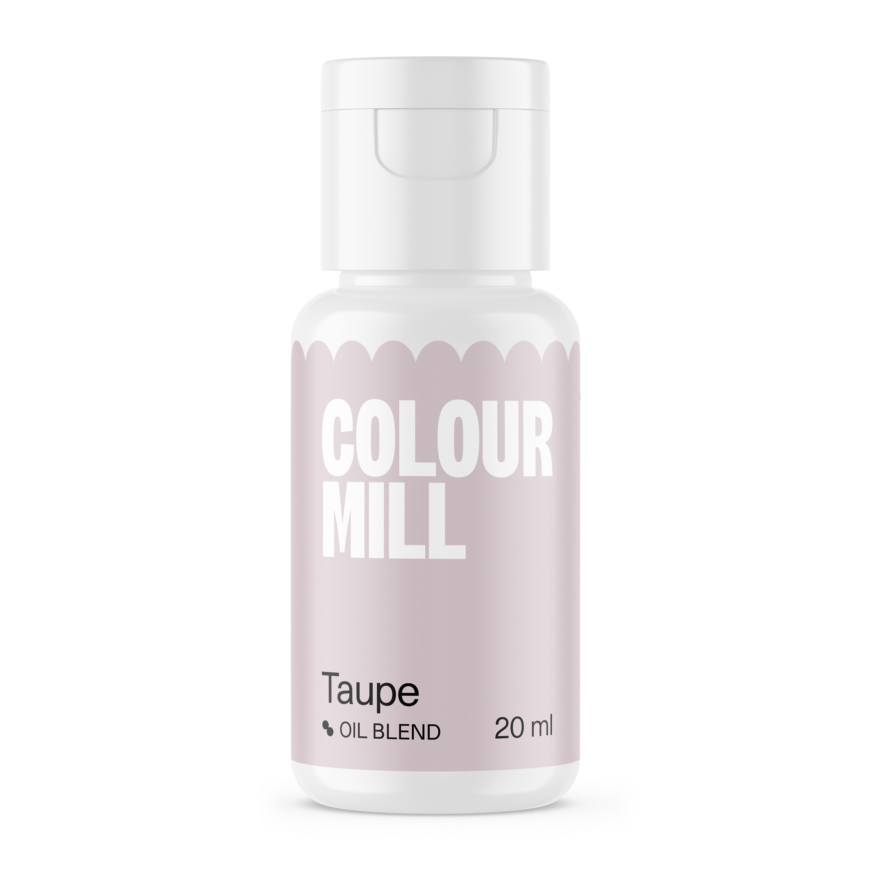 Colour Mill Oil Blend Taupe 20 ml – Lebensmittelfarbe ölbasierend Graubraun
