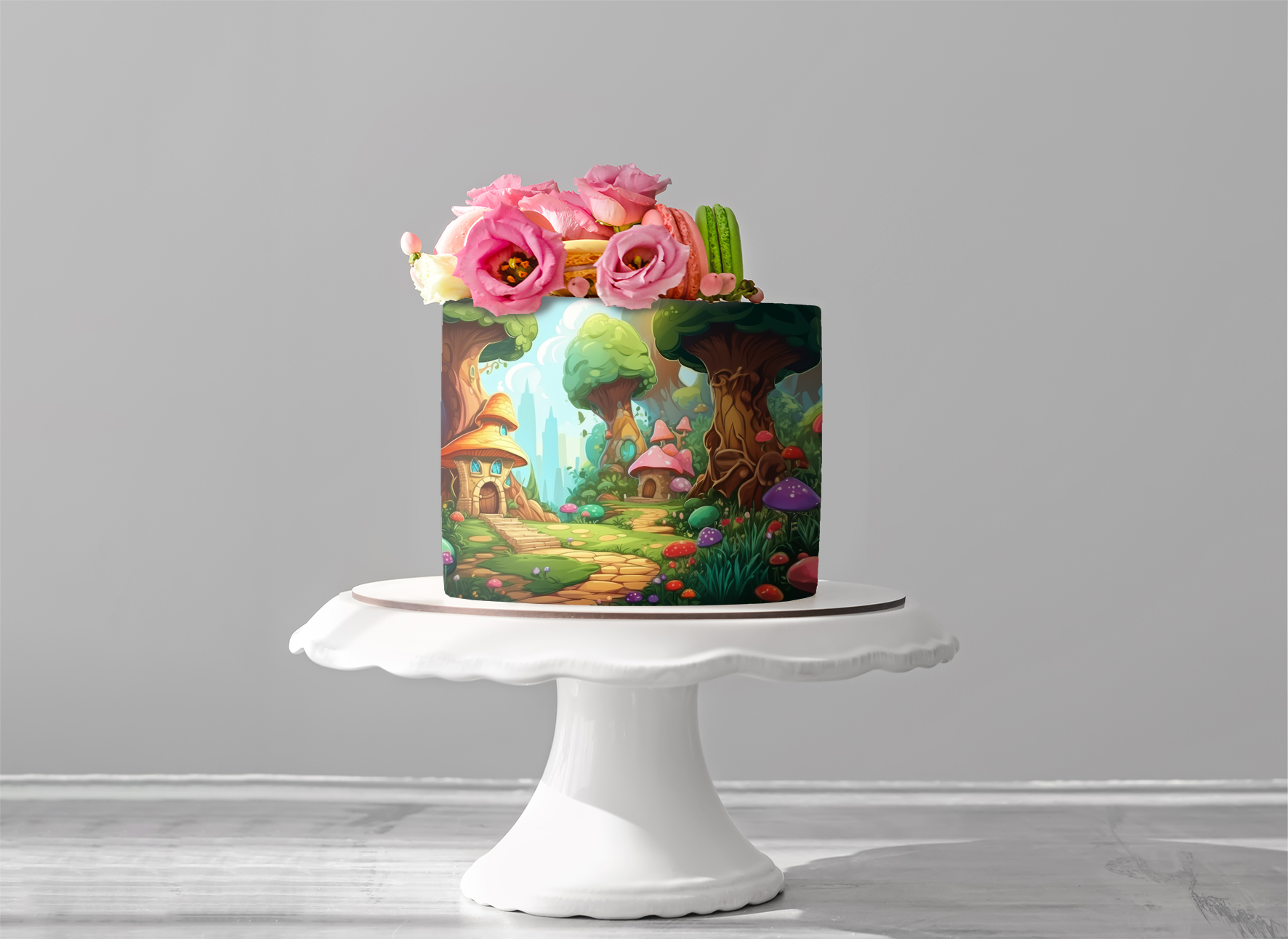 Deko Fondant  Zauberwald