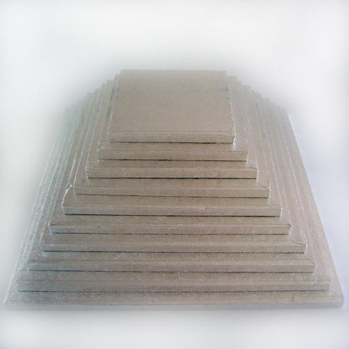 Tortenplatte silber 406x406mm