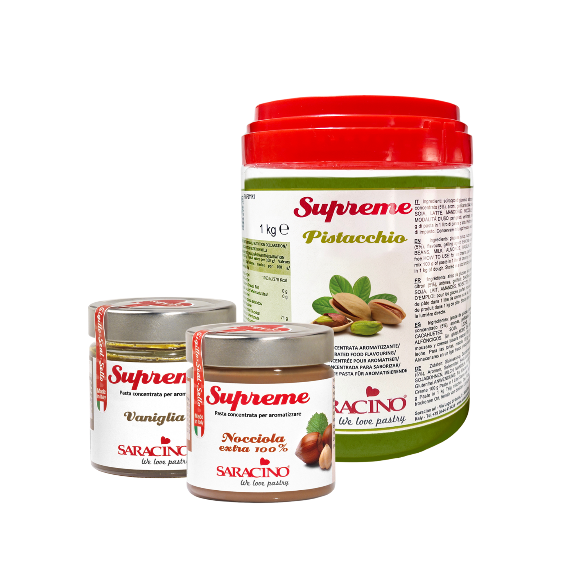 Saracino Supreme Aromapaste Tiramisu 200 g – hochkonzentrierte Geschmackspaste