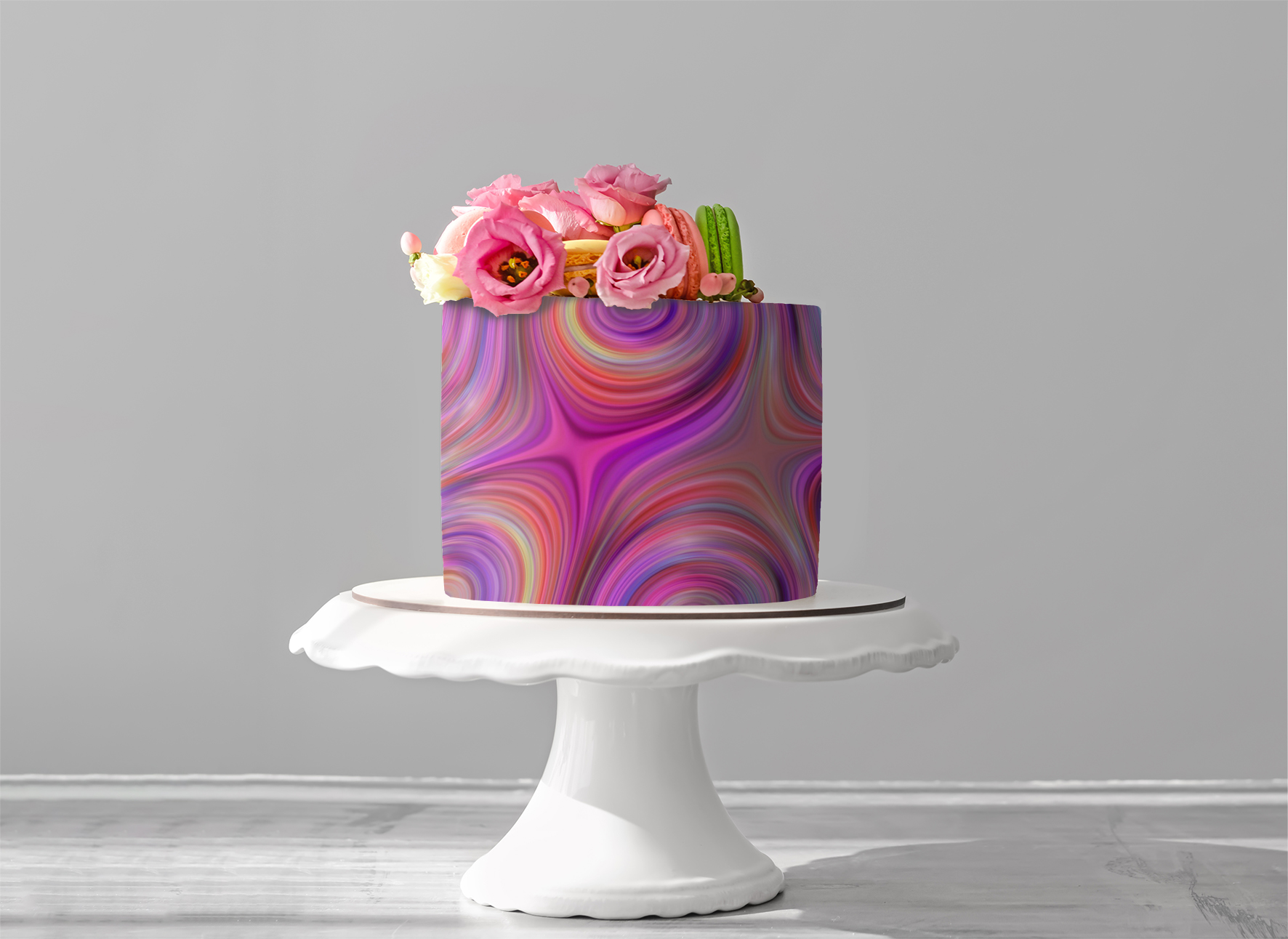 Deko Fondant bunt