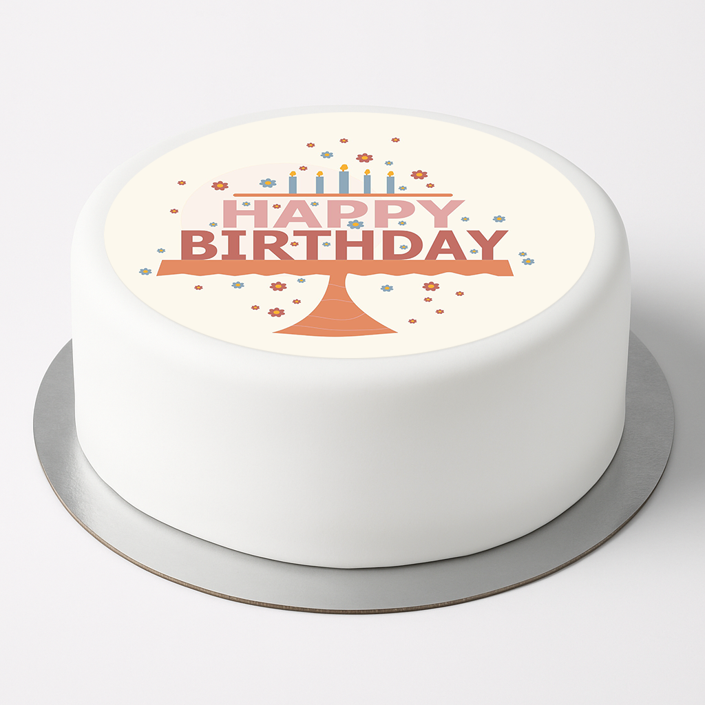 Tortenaufleger Geburtstag