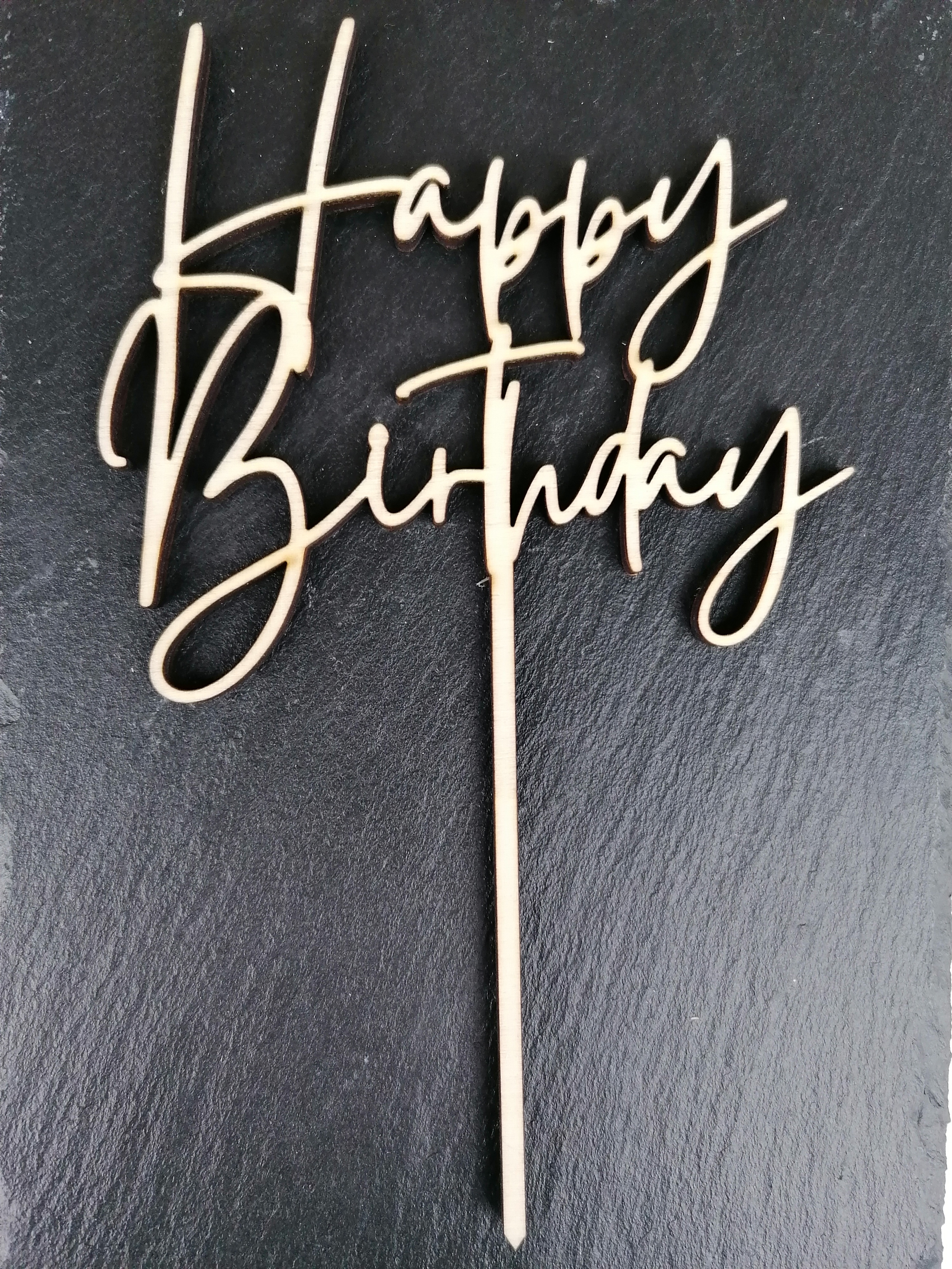 Cake Topper Happy Birthday