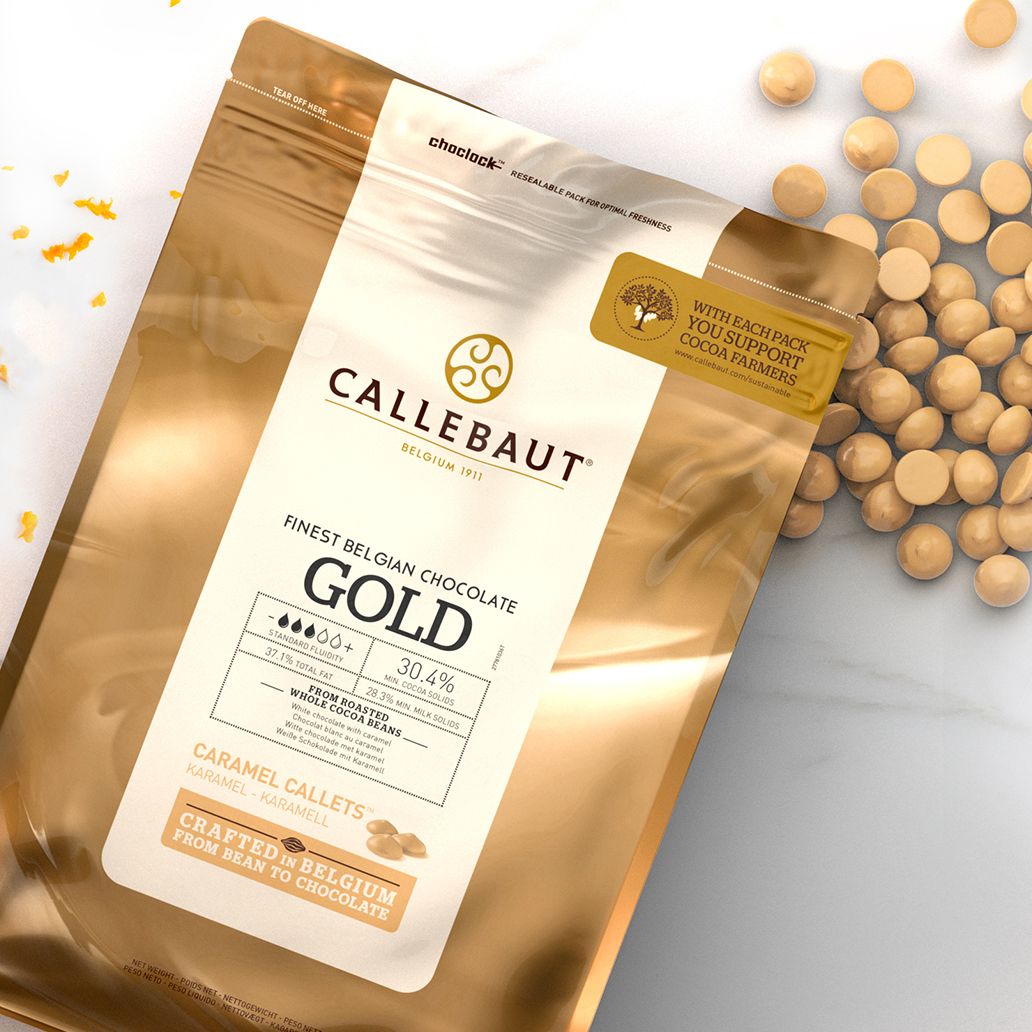 Callebaut Callets 400g - Gold - Karamell