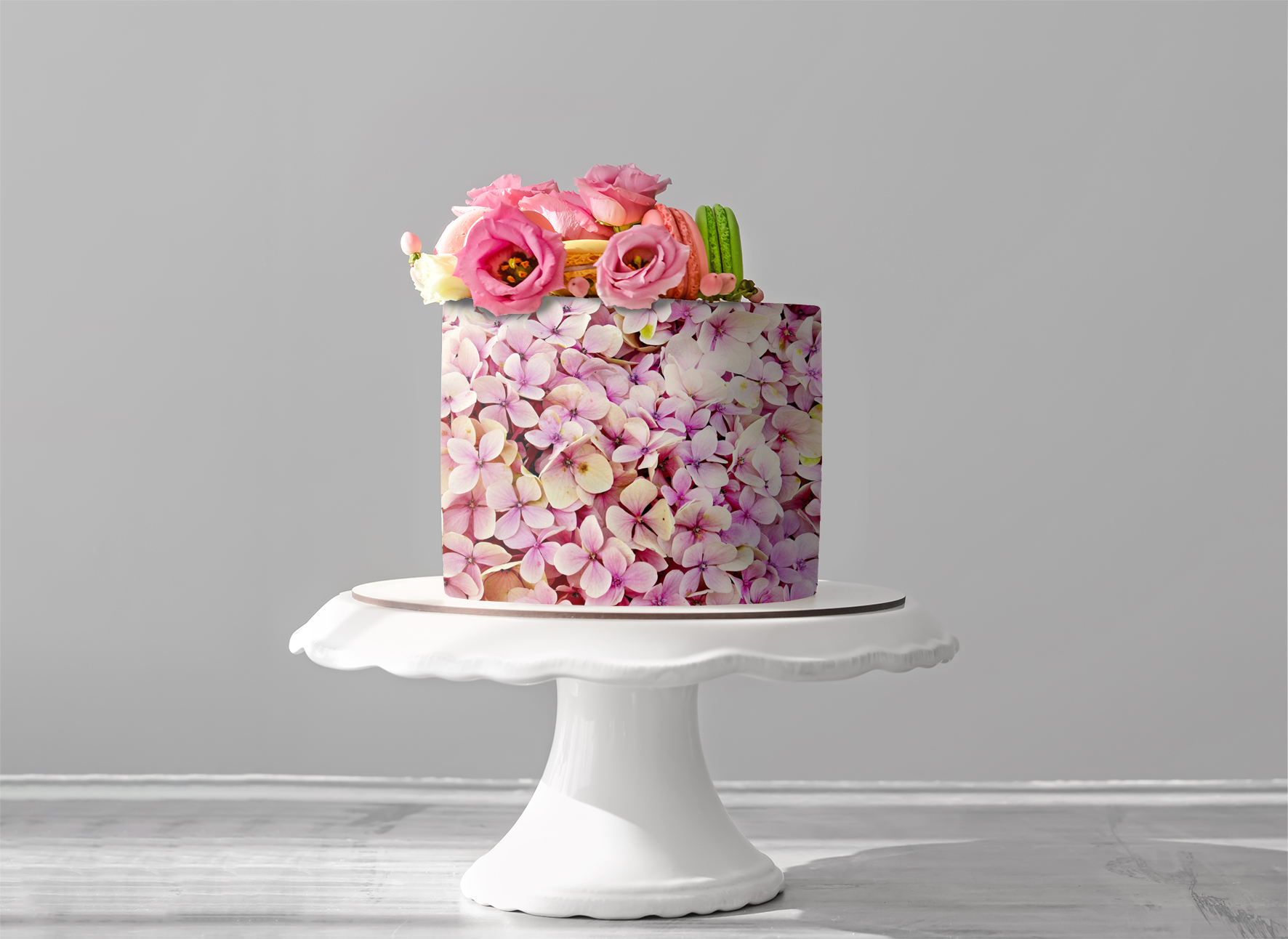 Deko Fondant Blumen rosa