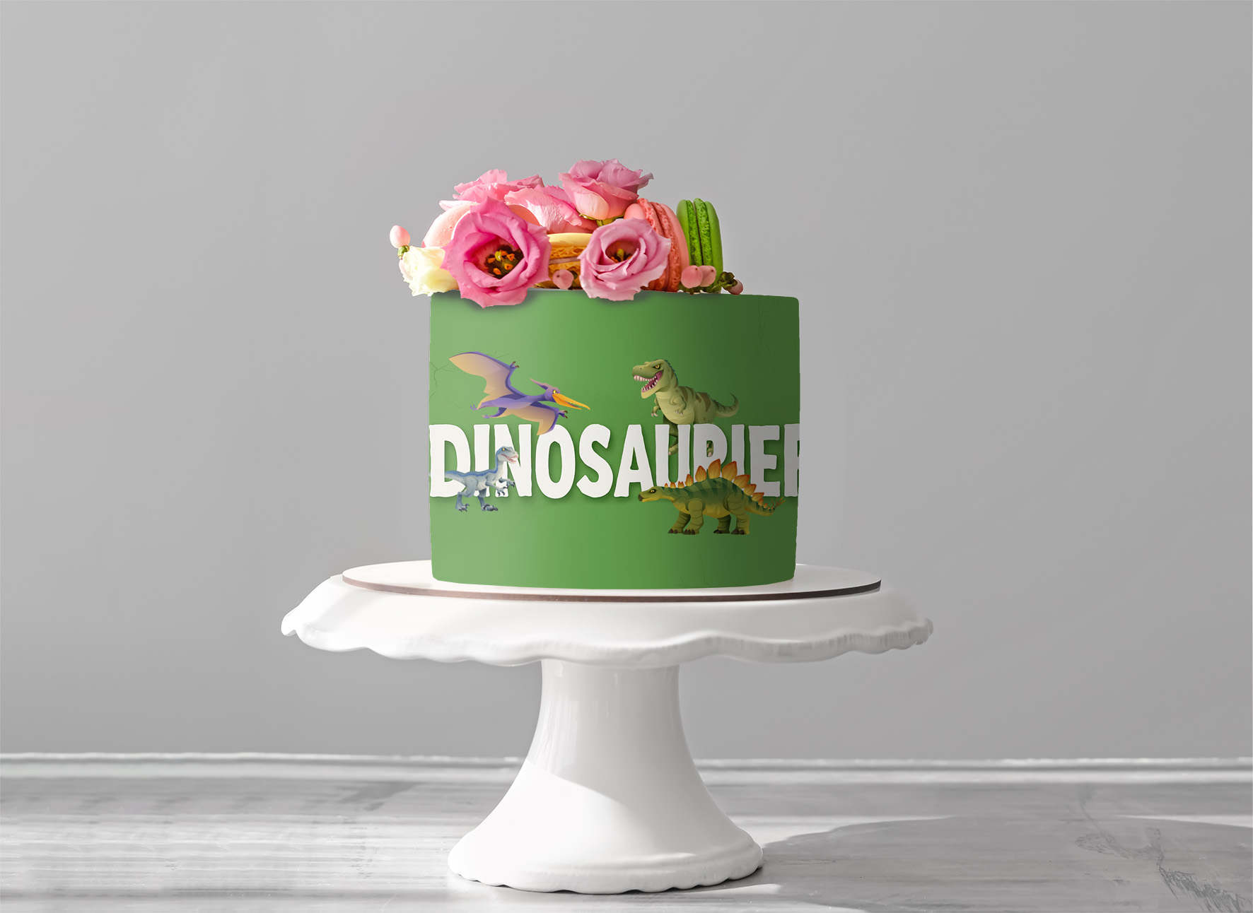 Deko Fondant Dinosaurier