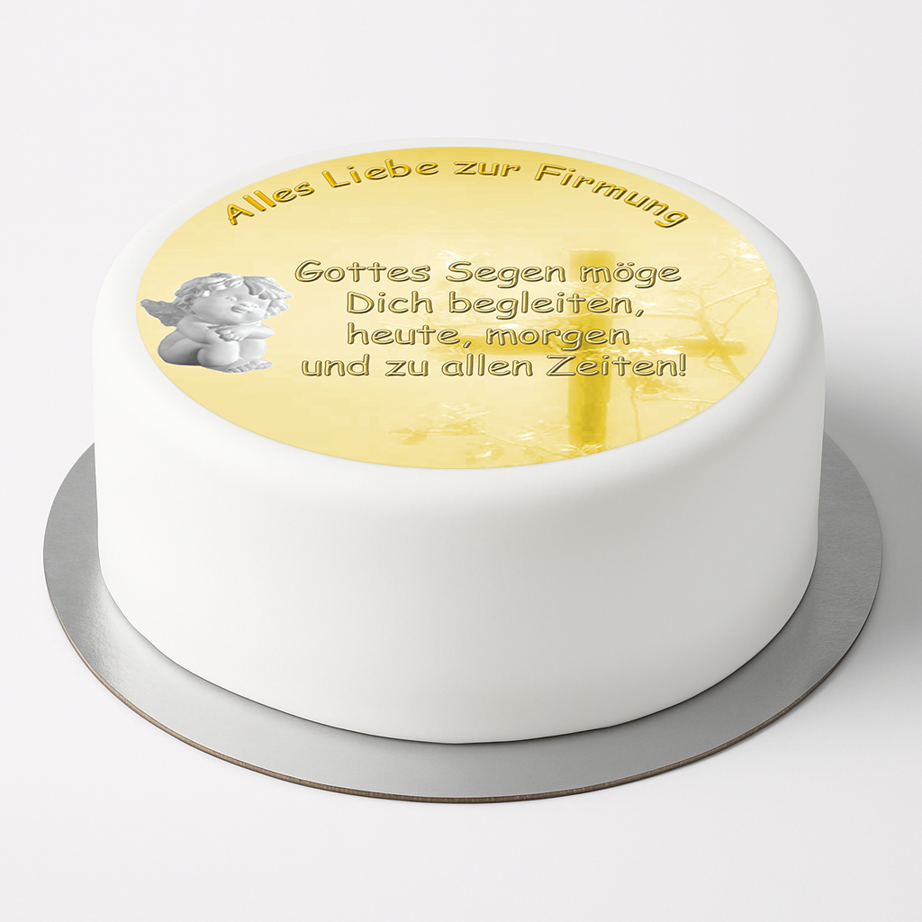 Tortenaufleger Firmung