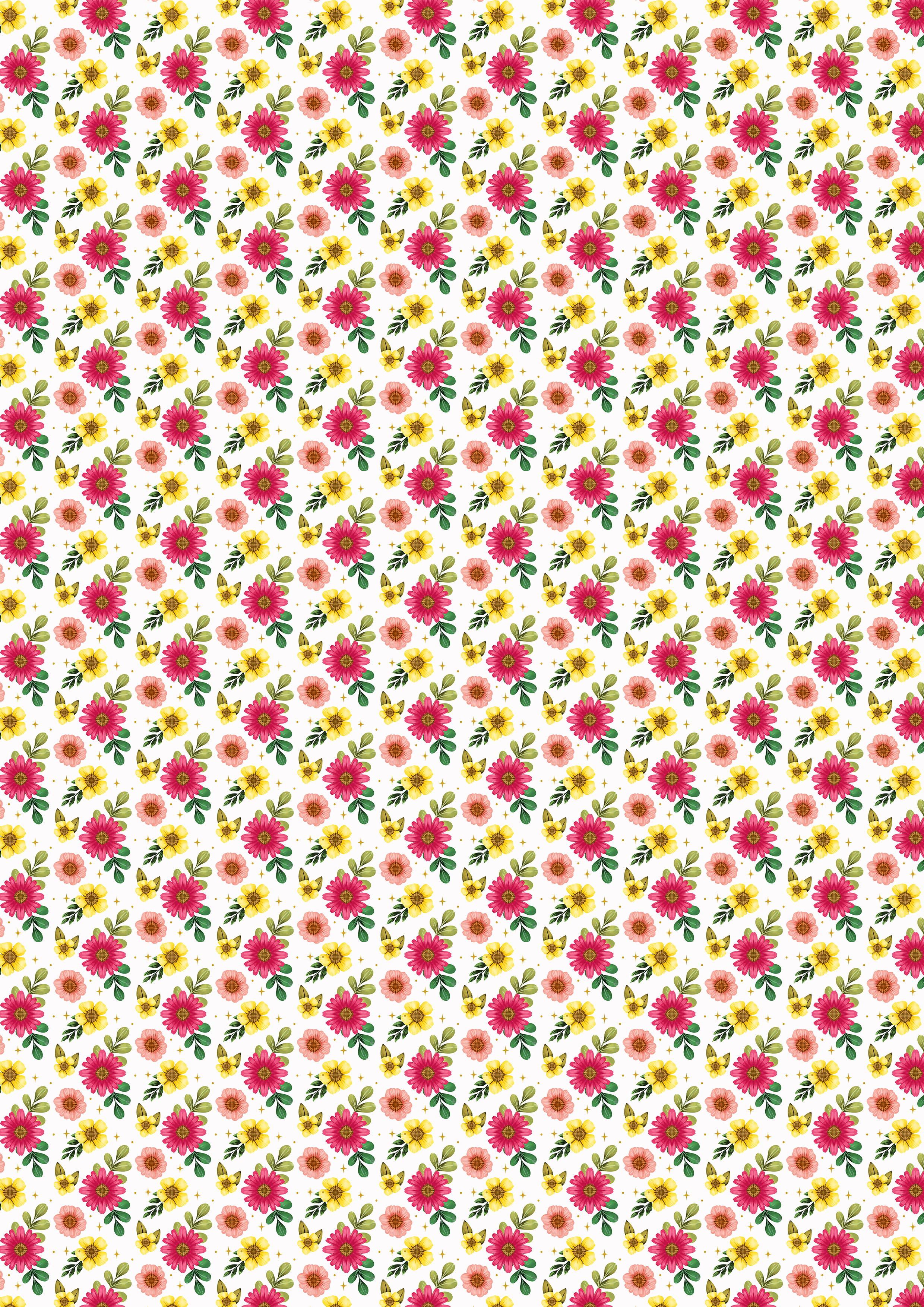 Schokoladen Transferfolie Blumen