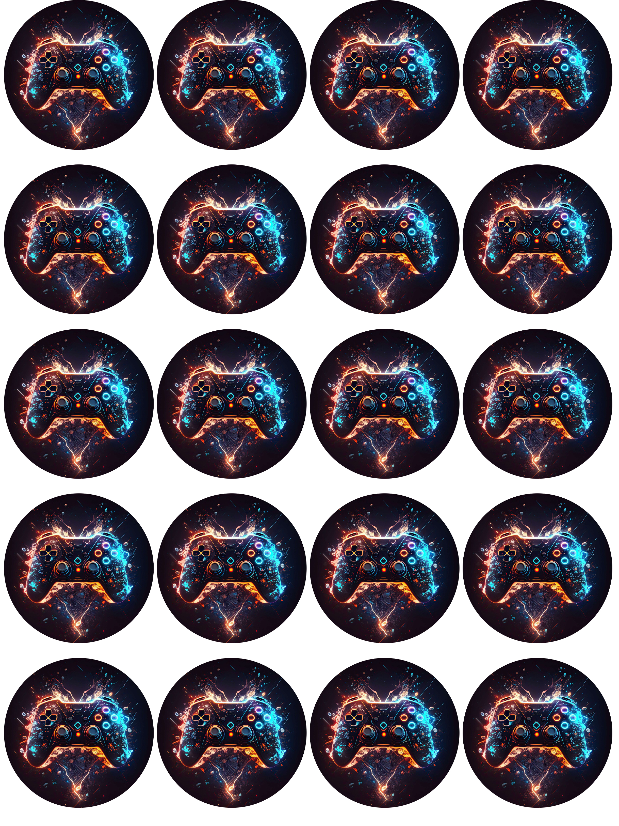 Muffinaufleger Gamer