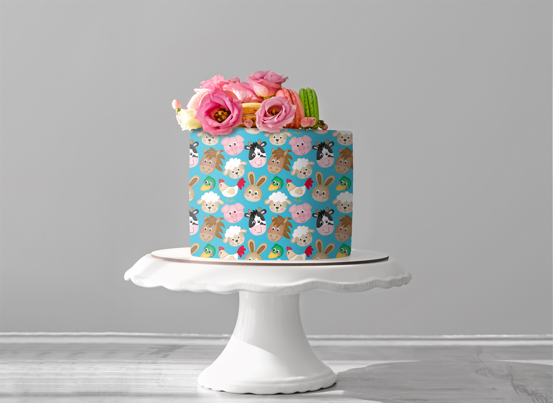 Deko Fondant Bauernhof 
