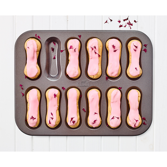 Backblech Eclairs Löffelbiskuits 