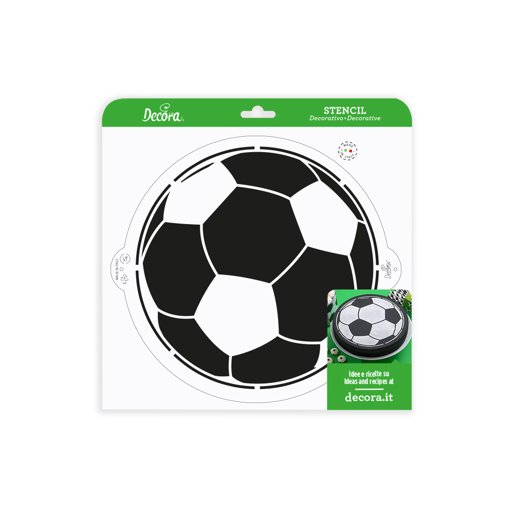 H584_2 Schablone Fußball