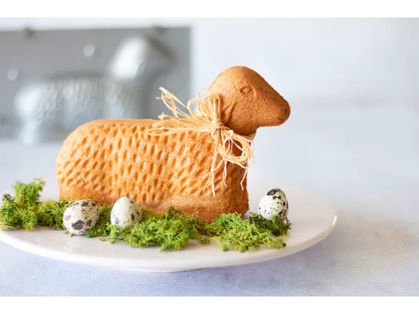 3D-Backform Osterlämmchen – 2-teilig Metall (880 ml)