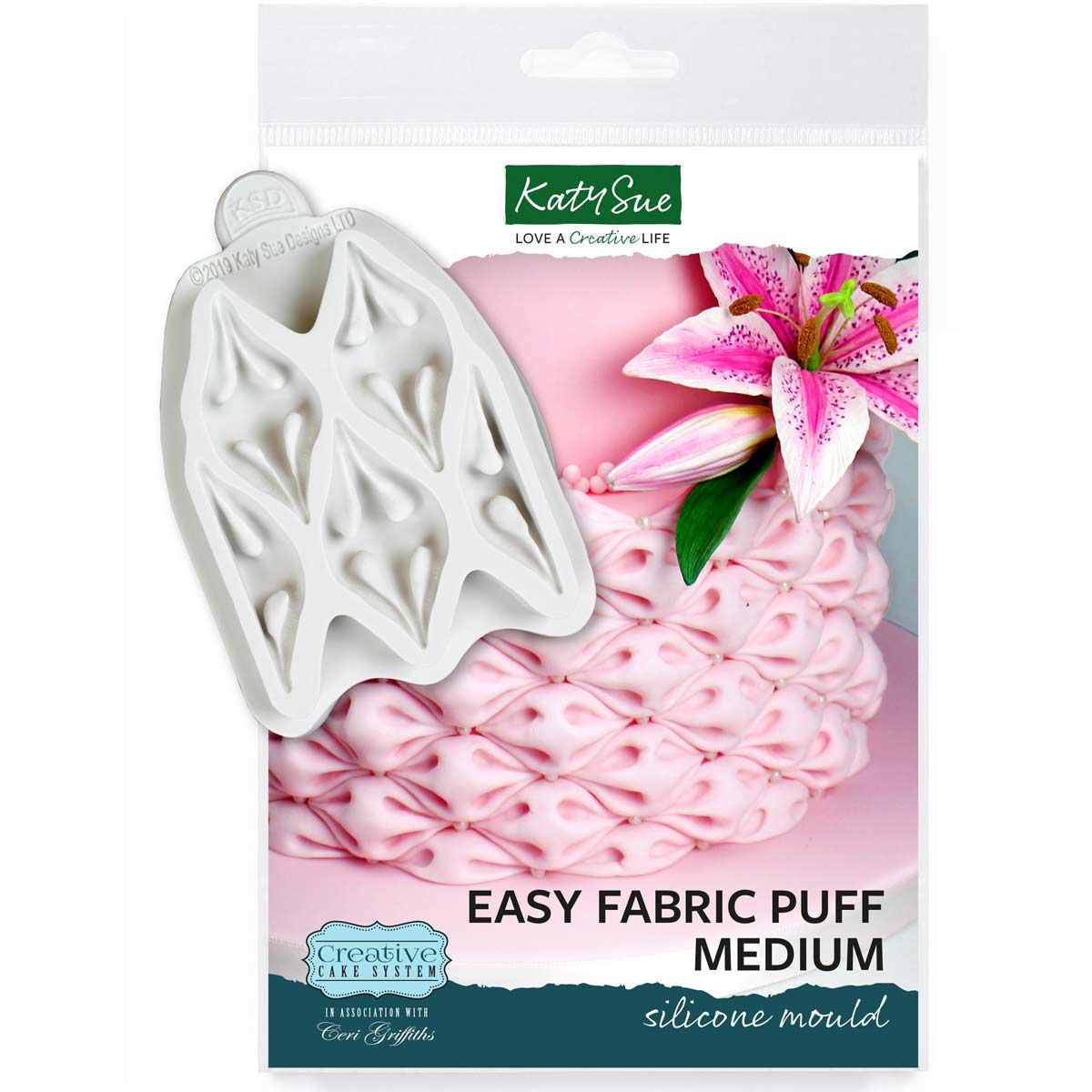 Silikonform Katy Sue | Easy Fabric Puff