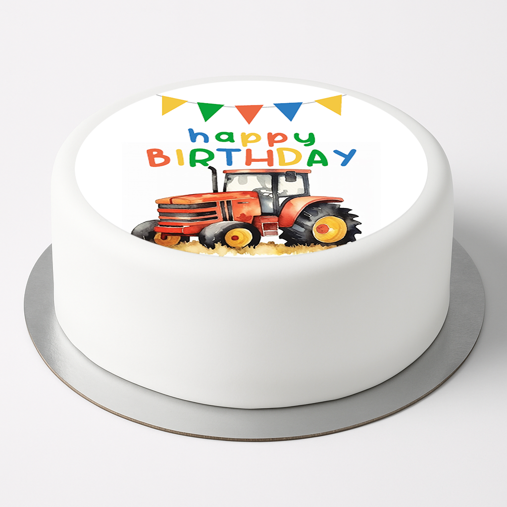 Tortenaufleger Traktor