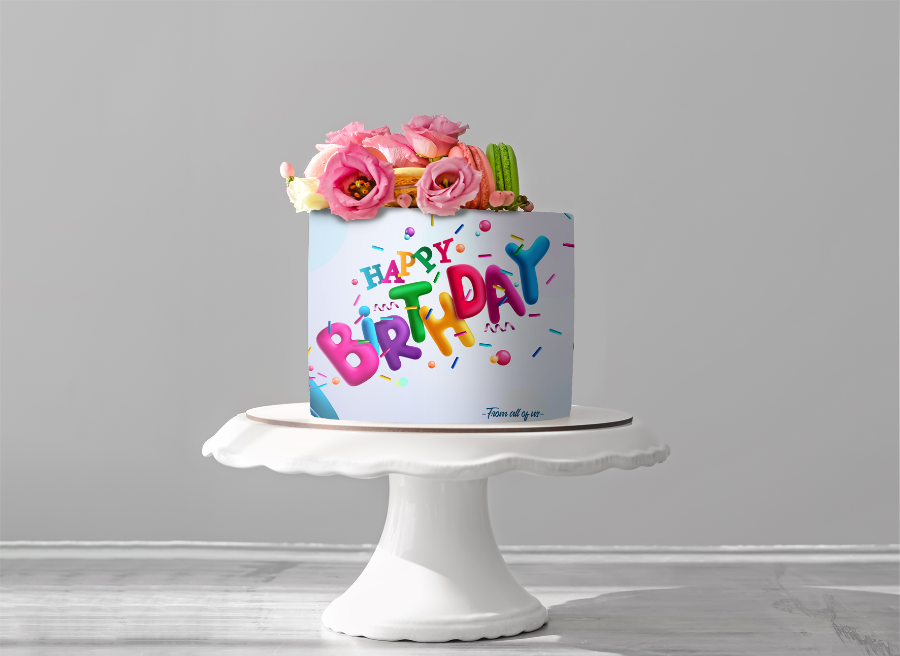 Deko Fondant  Geburtstag