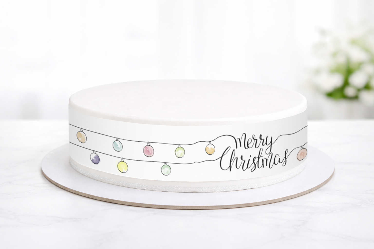 Tortenband Weihnachten