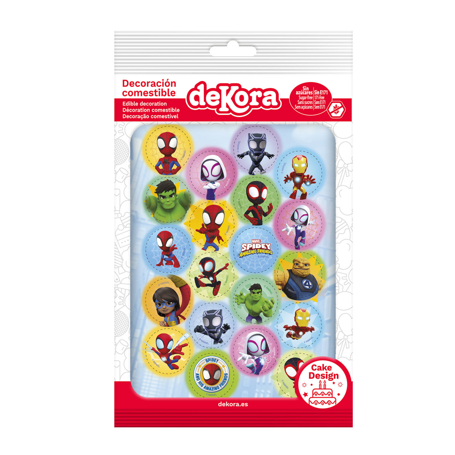 Oblaten Dekoration Spidey Muffins Tortendekoration
