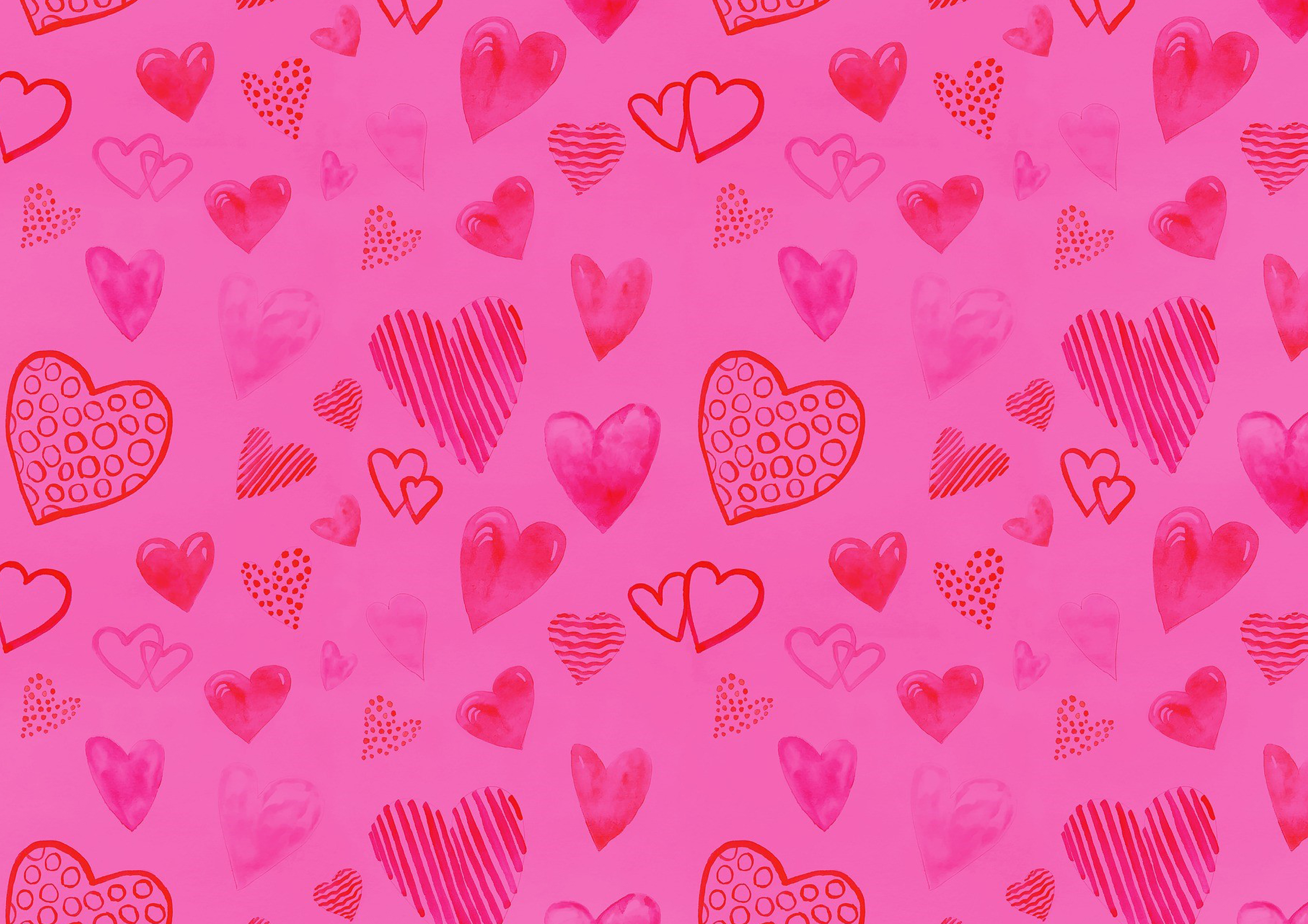 Deko Fondant rosa Herzen