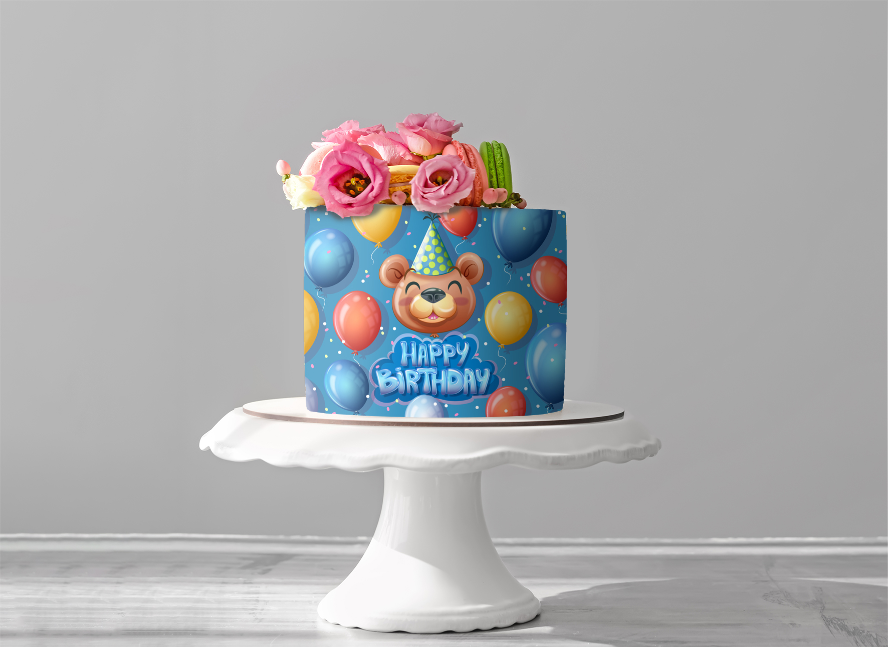 Deko Fondant  Geburtstag