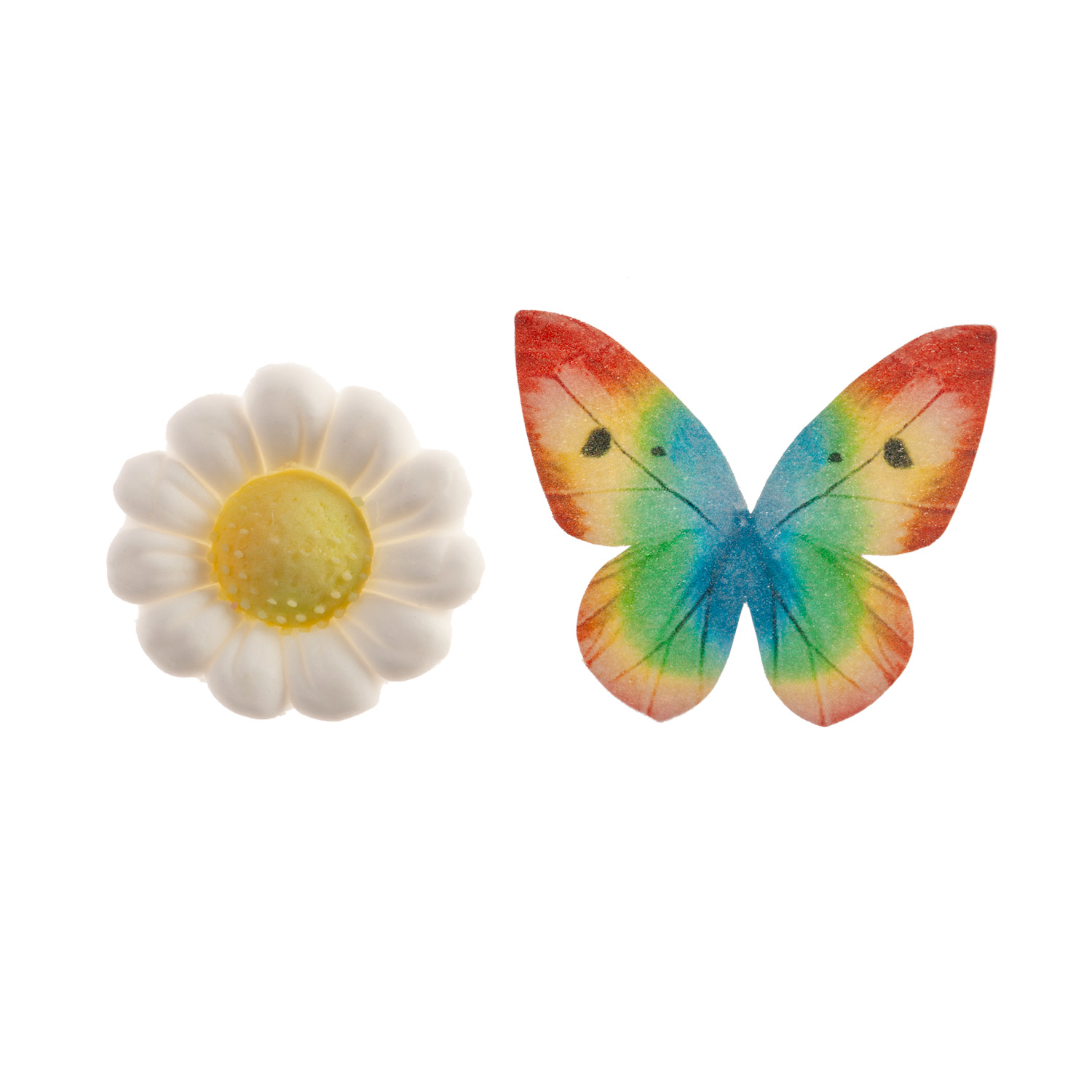 Zuckerblumen und Oblaten Schmetterlinge Zuckerblumen und Oblaten Schmetterlinge