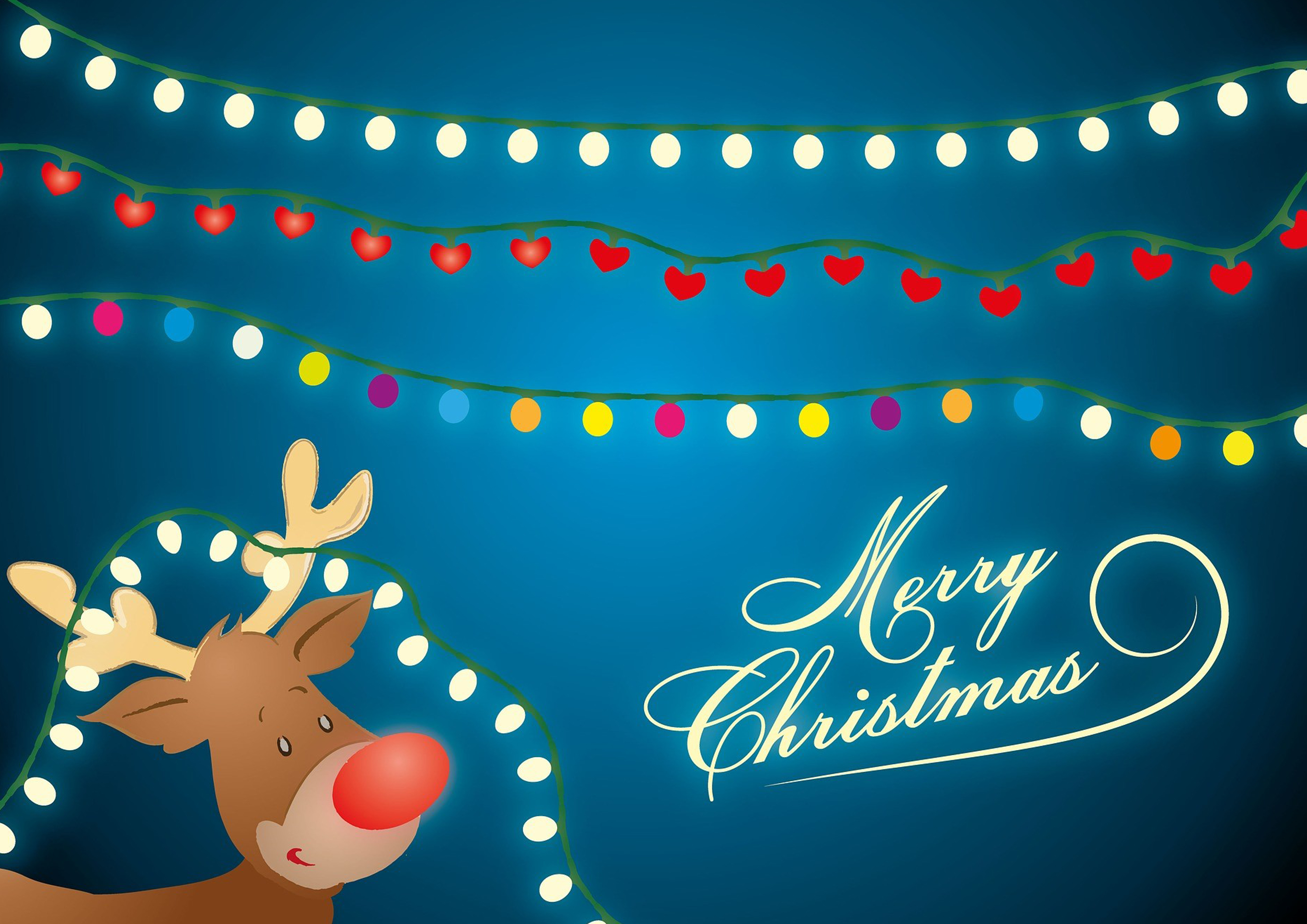 Tortenaufleger Merry Christmas