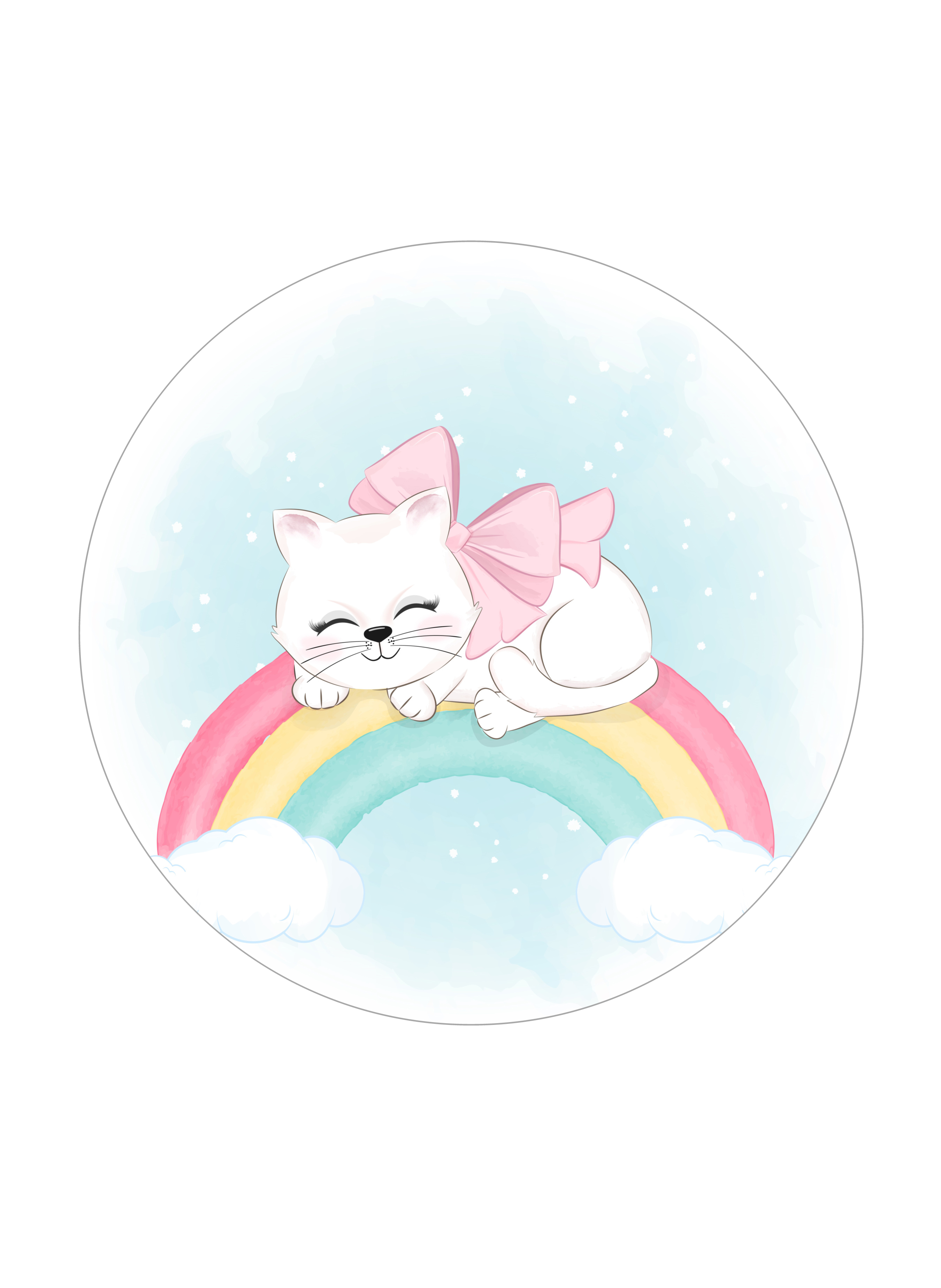 Tortenaufleger Katze