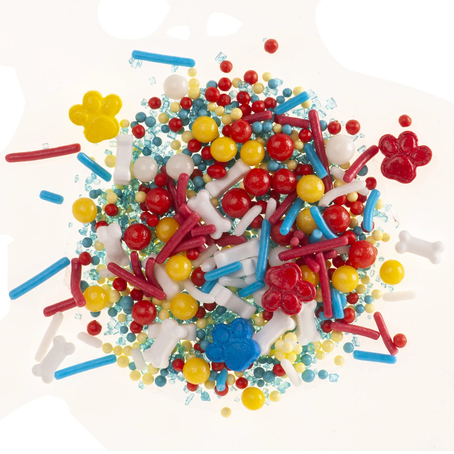 Paw Patrol Streusel Mix 70 g – 3-fach Zuckerdekor für Torten & Cupcakes