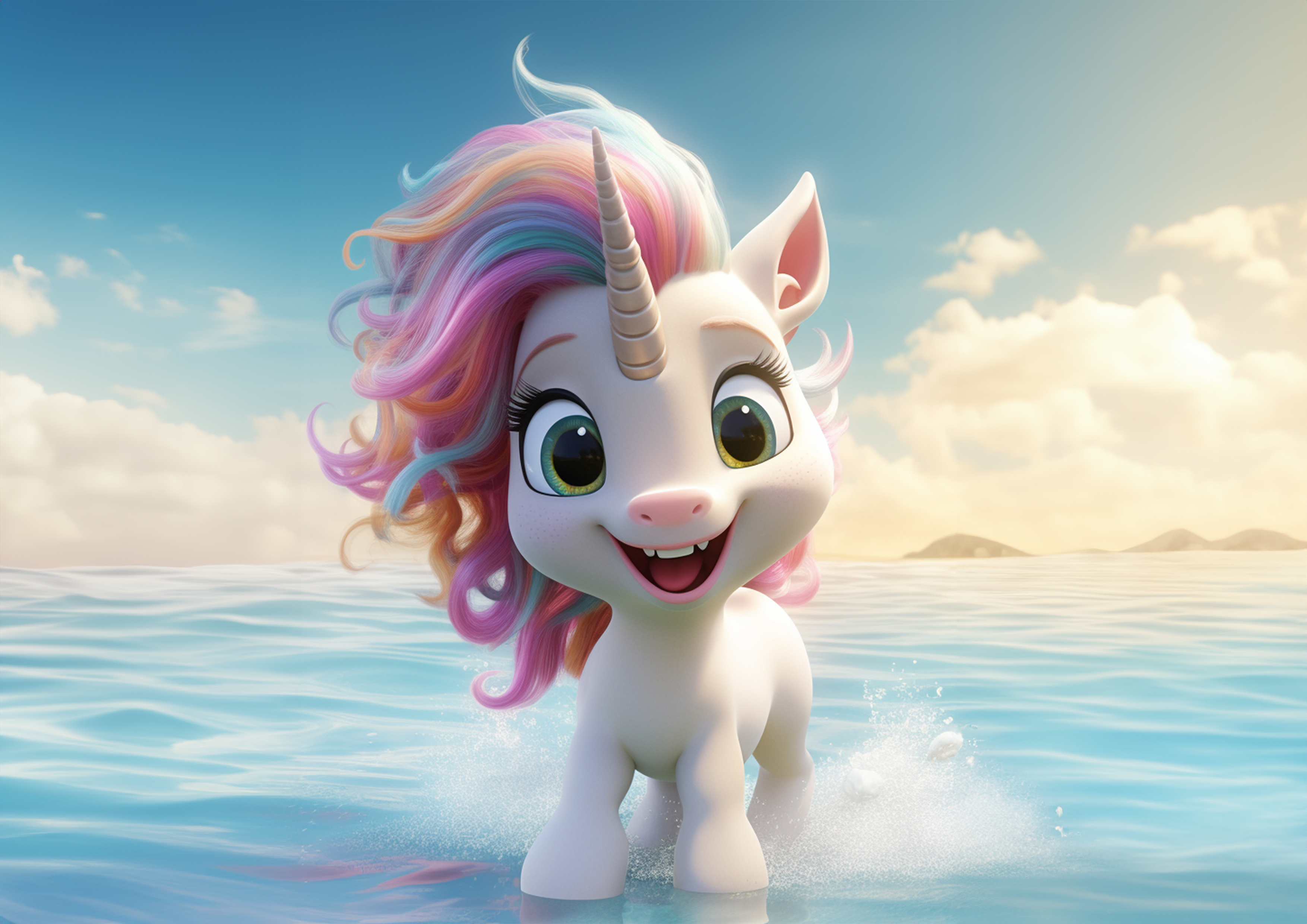 Deko Fondant Einhorn