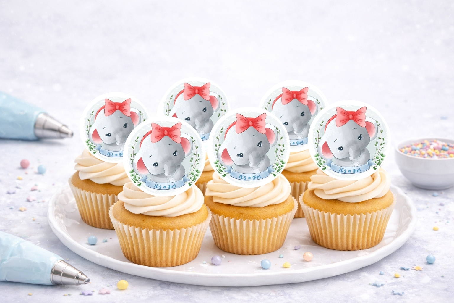 Muffinaufleger It's a Girl