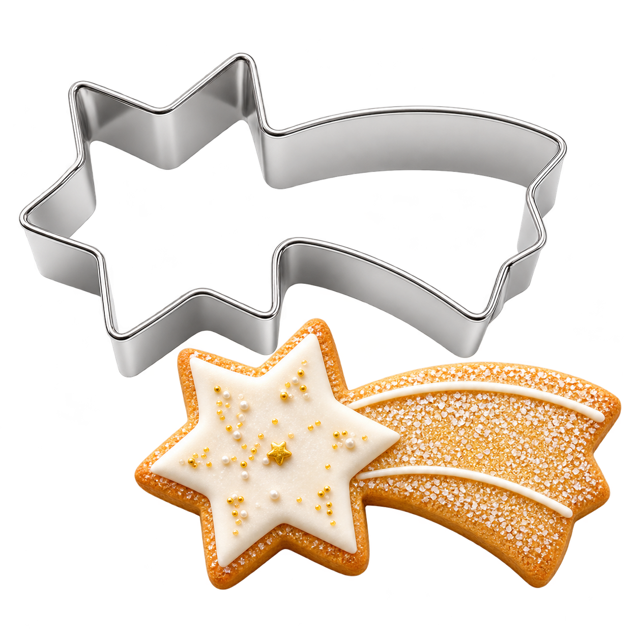 Ausstecher Sternschnuppe / Komet – 6 cm