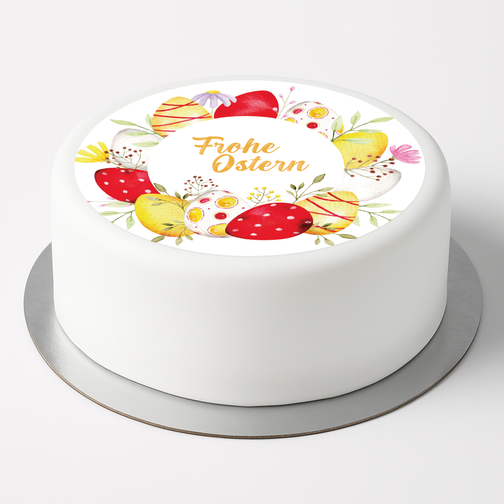 Tortenaufleger Frohe Ostern