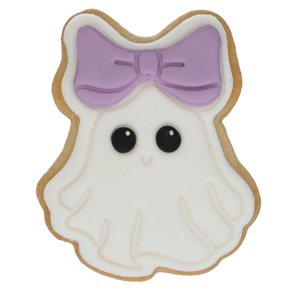 Ausstecher mit Stempel „Cute Ghost“ – Geist 7,5 cm | Halloween