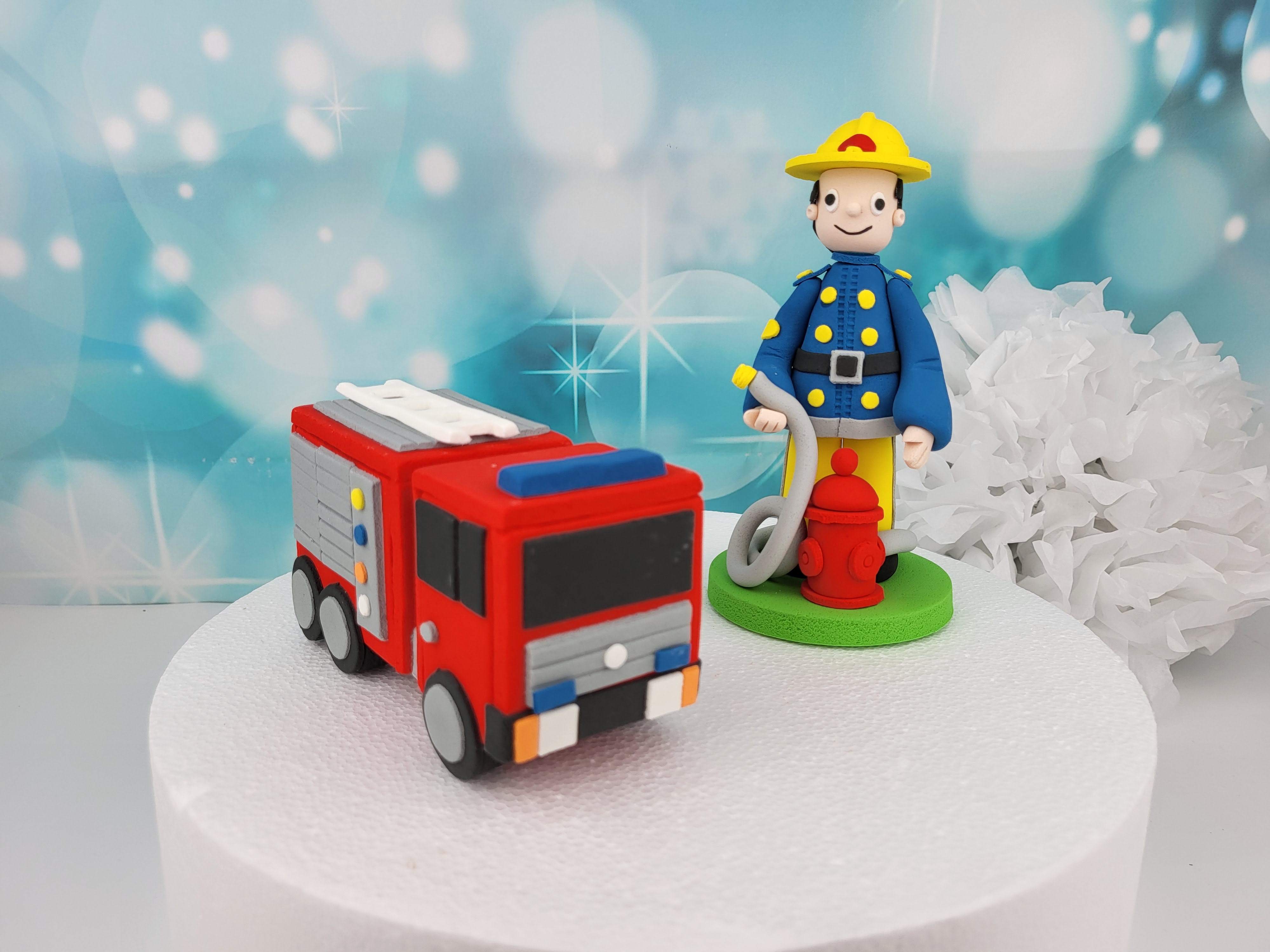Tortenfigur Feuerwehrmann XXL