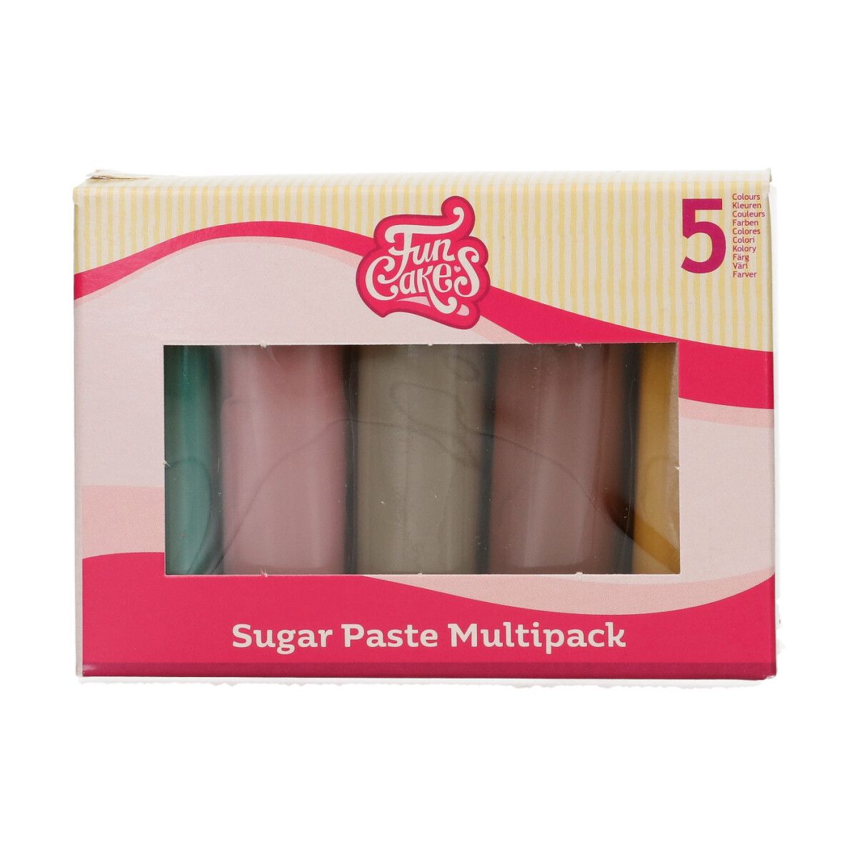Rollfondant Multipack Earth Colours 5x100g