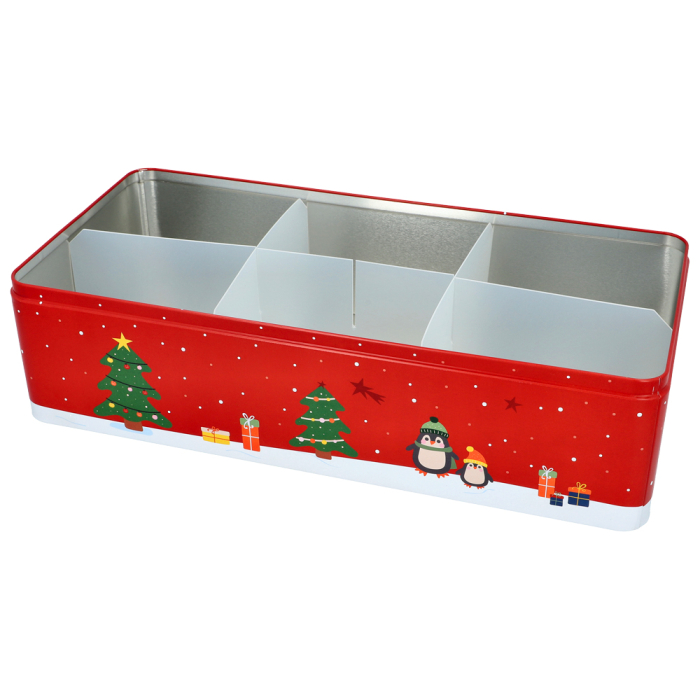 XXL Keksdose „Winter Market“ 42 cm – Weihnachtsdose