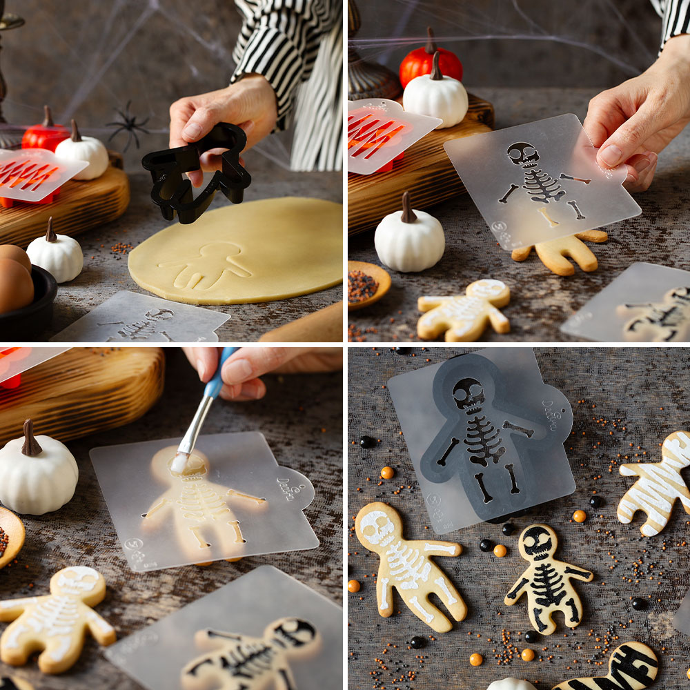 Halloween Ausstecher mit Schablone