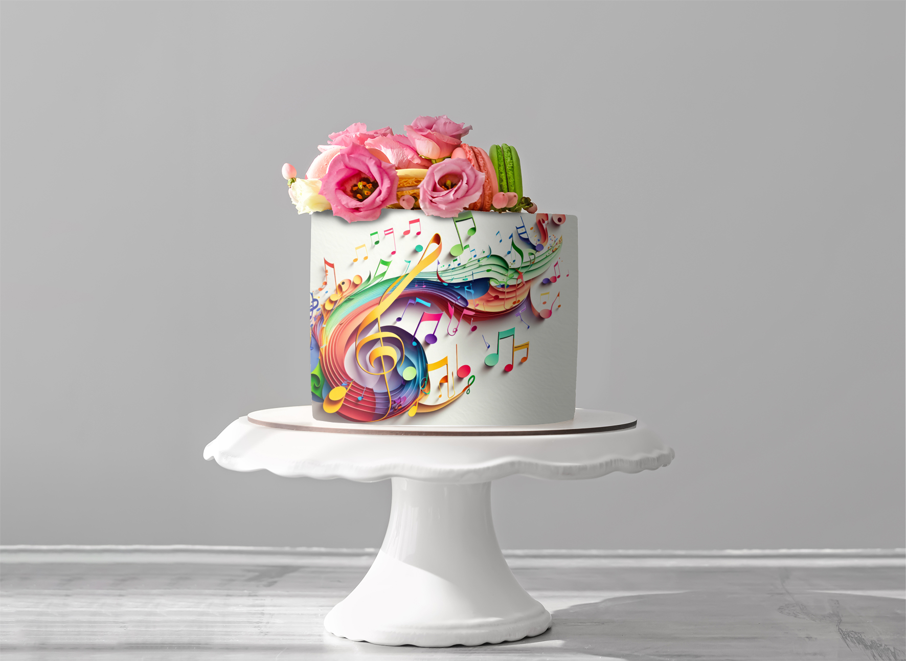 Deko Fondant Musik