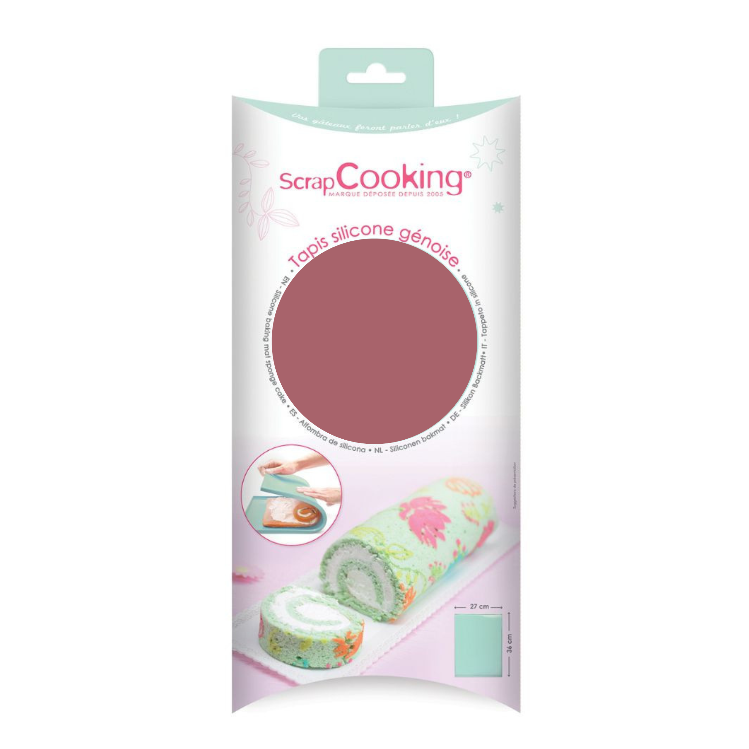 Silikon Backmatte eckig 27cm x 36cm