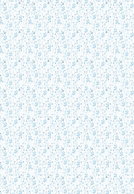 Schokoladen Transferfolie Abziehfolie Blumen Blau