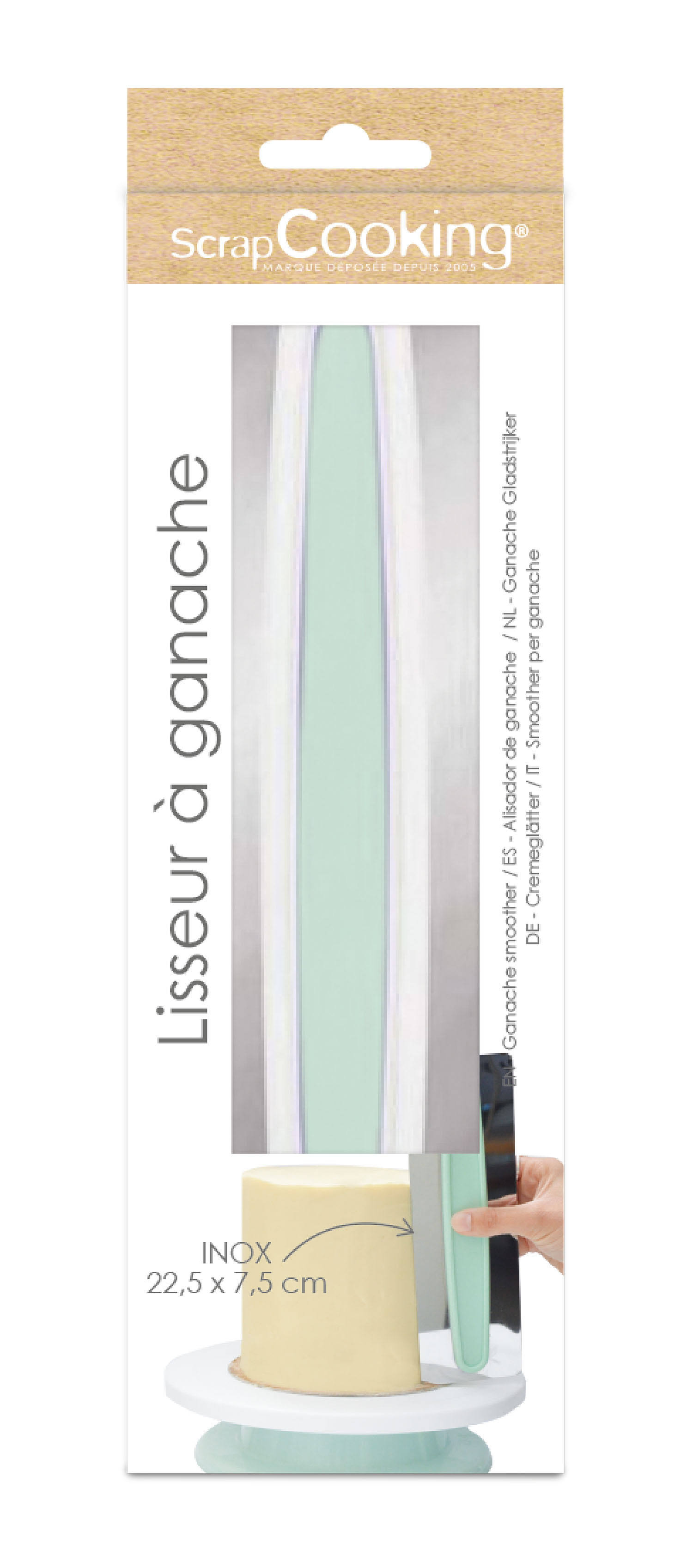 Ganache-Glätter Edelstahl-Glätter für perfekte Oberflächen Ganache-Glätter Edelstahl-Glätter für perfekte Oberflächen