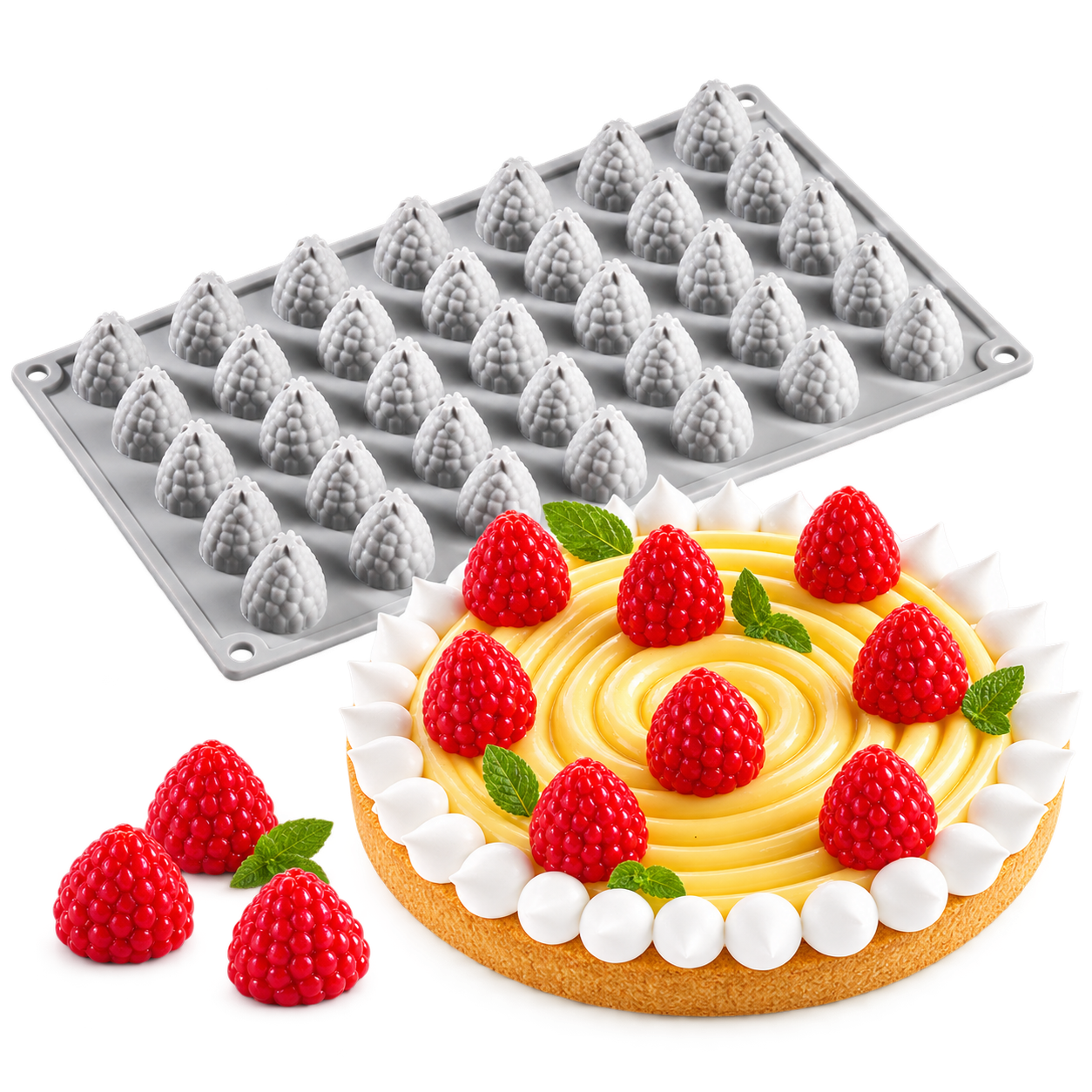 Silikonform Berry