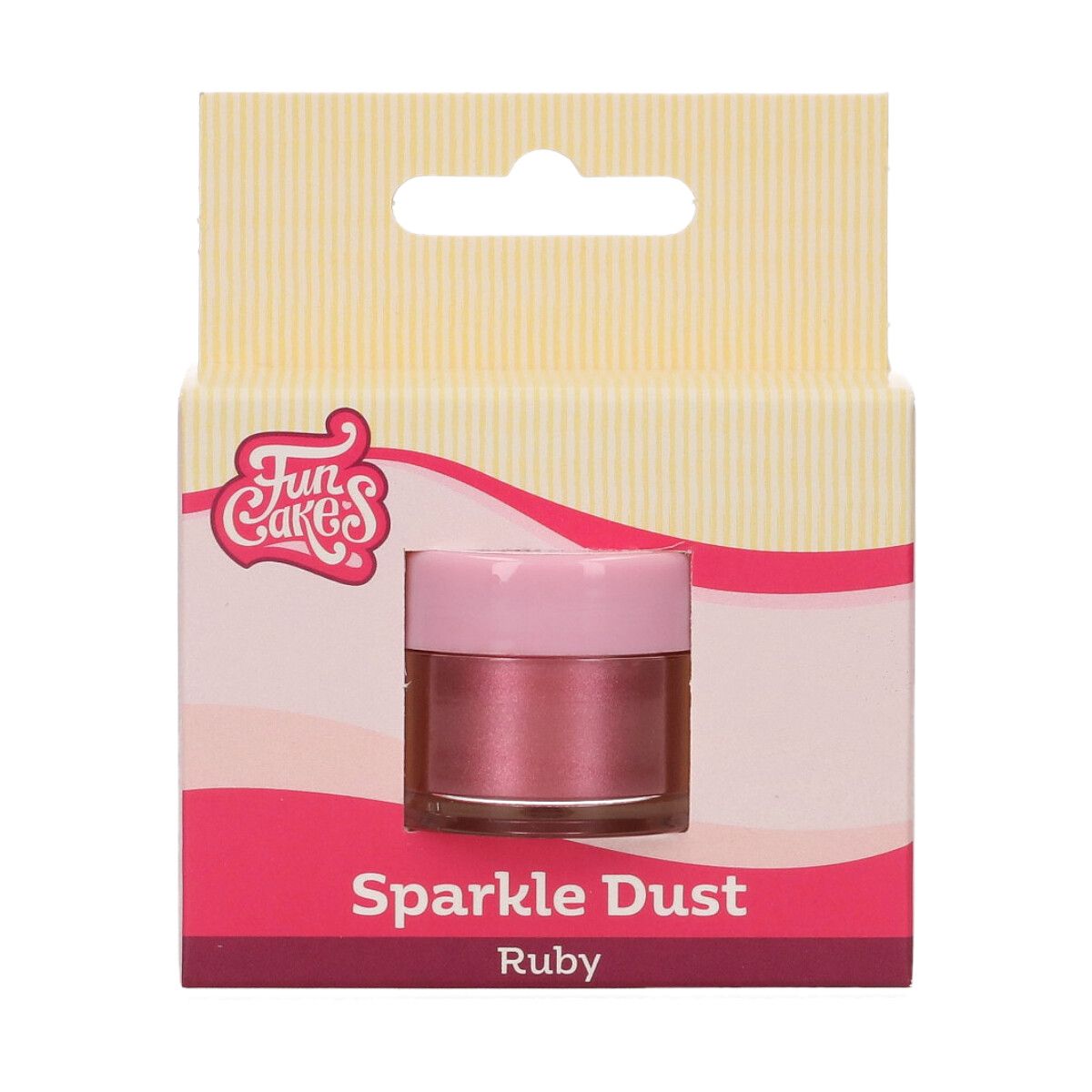 Glitter Puderfarbe Ruby