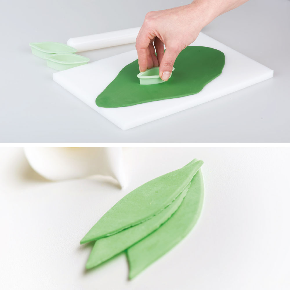 Long Leaf Pastry Cutter – Ausstecher-Set für Blätter (3-teilig)
