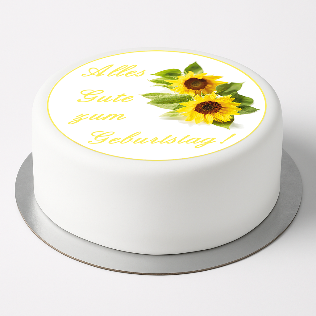 Tortenaufleger „Alles Gute zum Geburtstag“