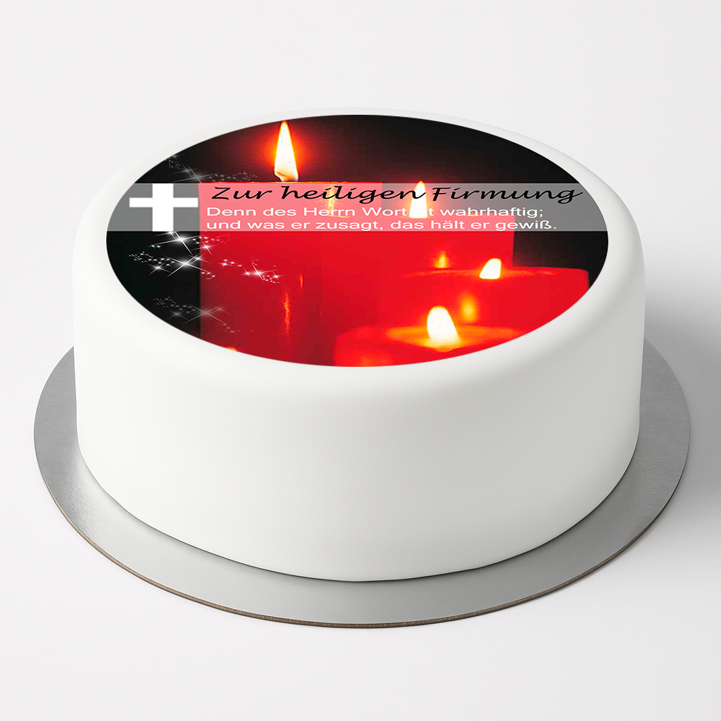 Tortenaufleger Firmung